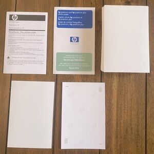 100 HP Premium Plus Photo Paper 4”x6”